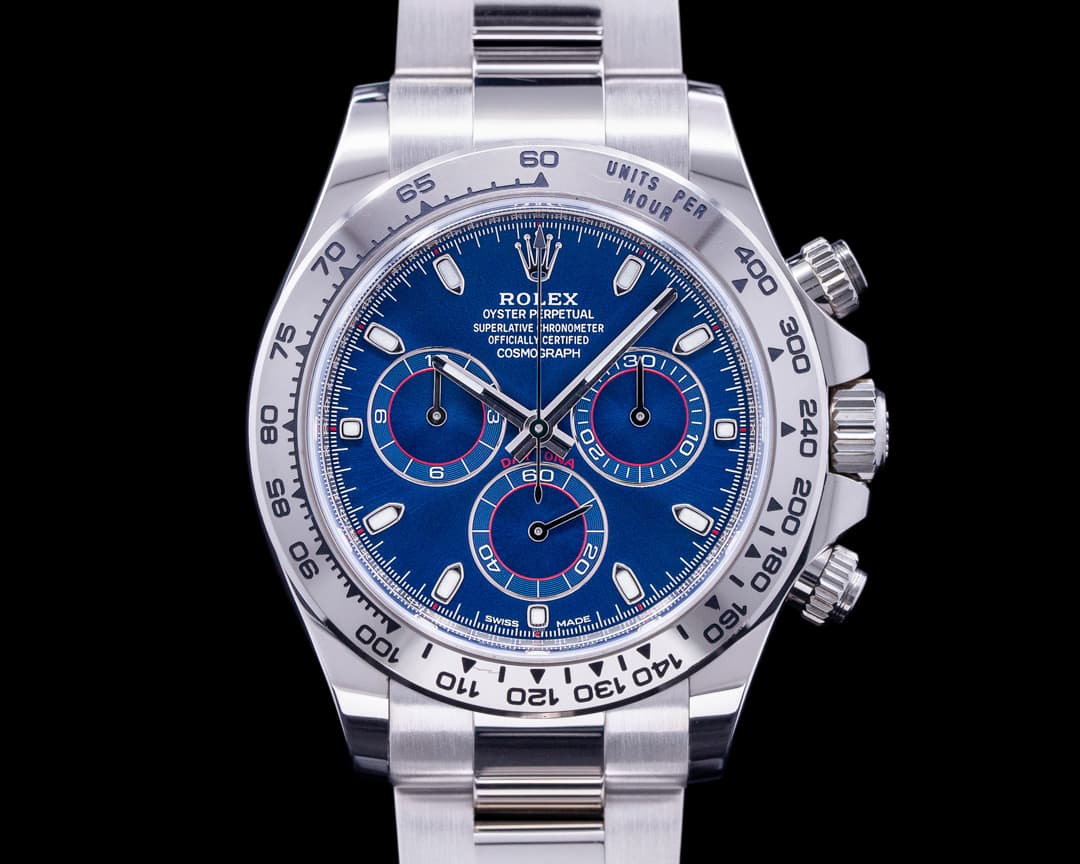 Rolex Daytona 116509 Blue Dial 18K White Gold