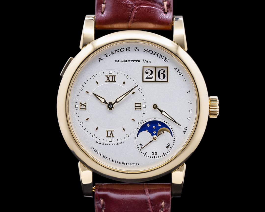 A. Lange and Sohne Lange 1 Moon 18K Yellow Gold