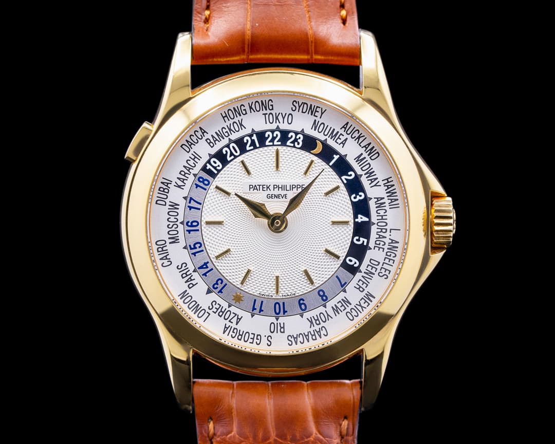 Patek Philippe World Time 5110J 18K Yellow Gold FULL SET PATINA 