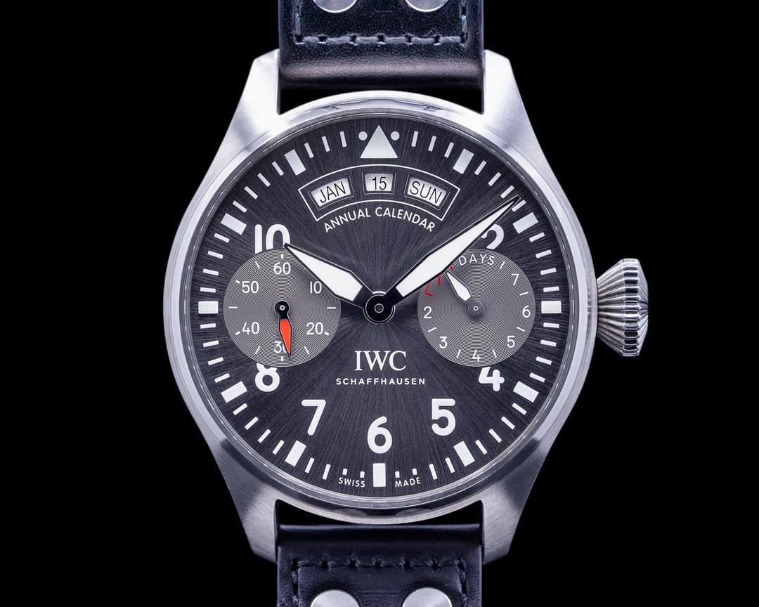 IWC Big Pilot Annual Calendar Spitfire SS / Grey Dial
