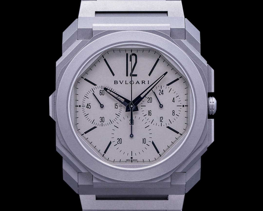 Bulgari Octo Finissimo Chronograph GMT Titanium Grey / Black 42MM
