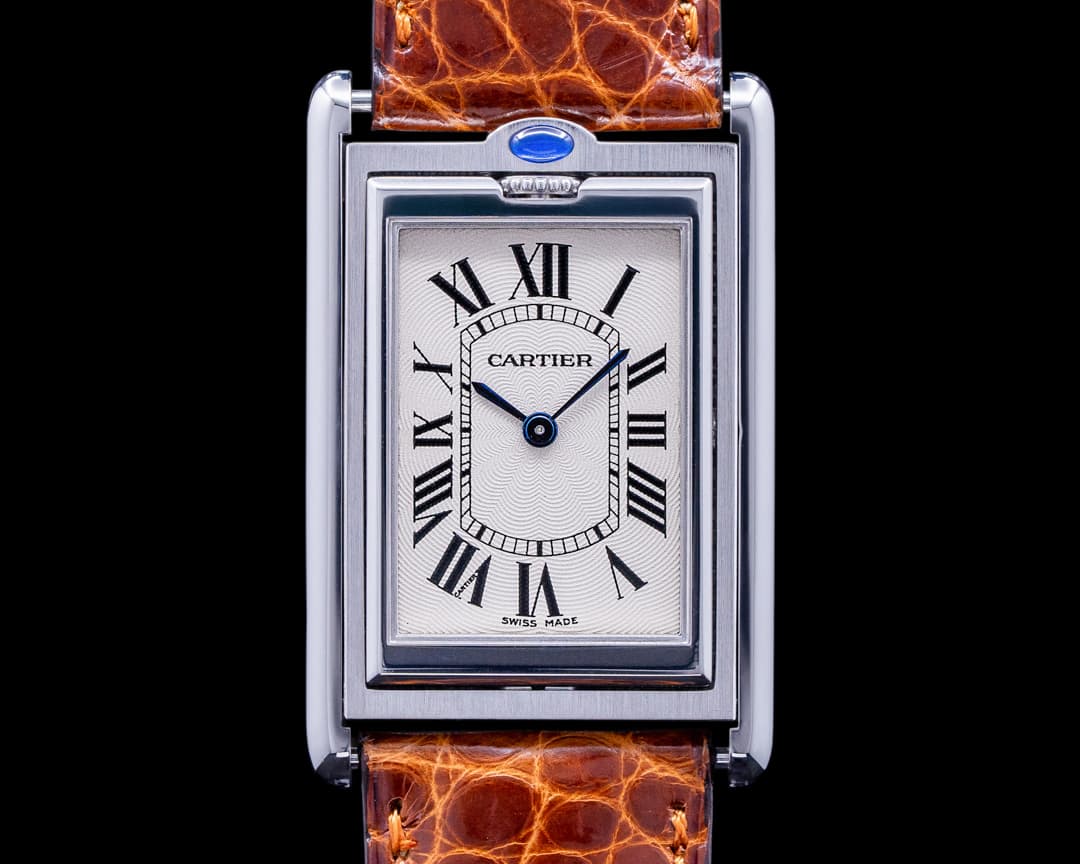 Cartier Tank Basculante Mecanique SS  
