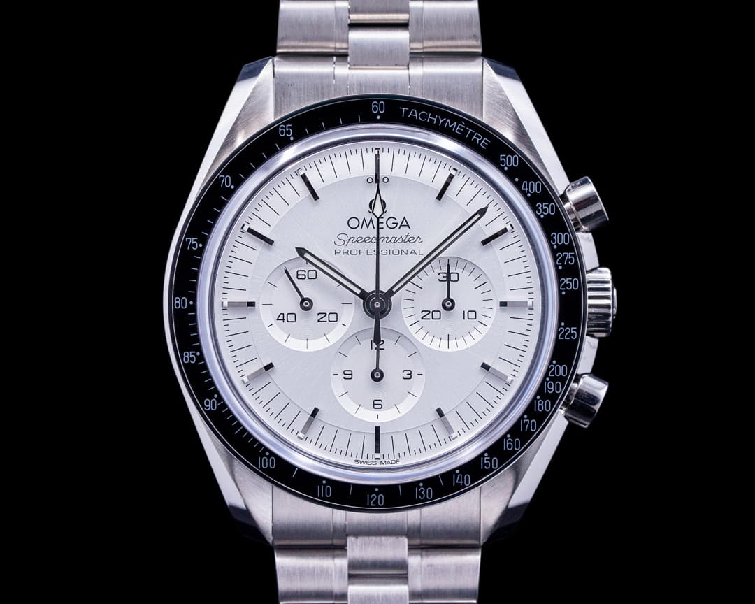 Omega Speedmaster Moonwatch Professional "Canopus" 18K White Gold RARE