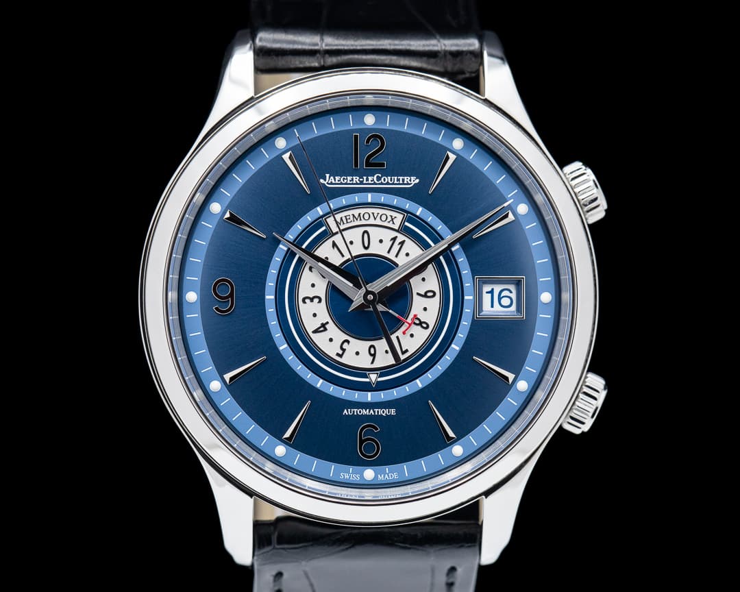 Jaeger LeCoultre Master Control Memovox Timer Alarm SS Blue Dial LIMITED 2021