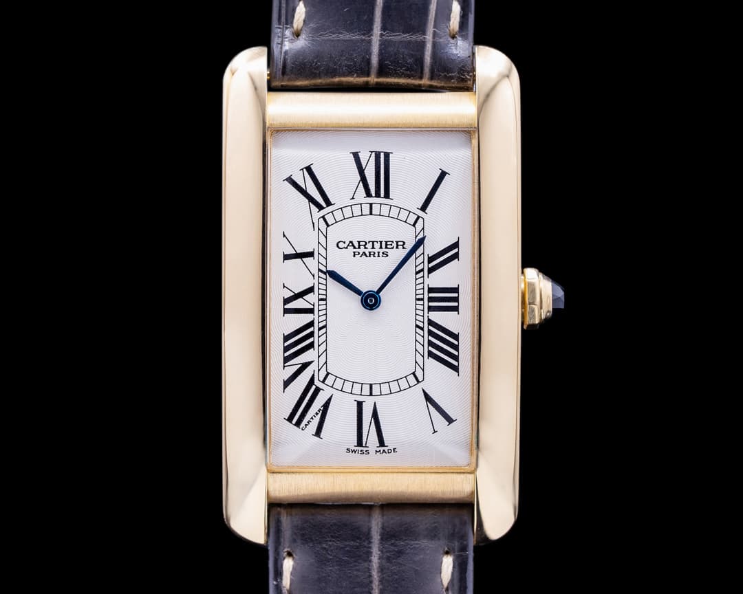 Cartier Tank Americaine 1735 Collection Privee 18K Yellow Gold
