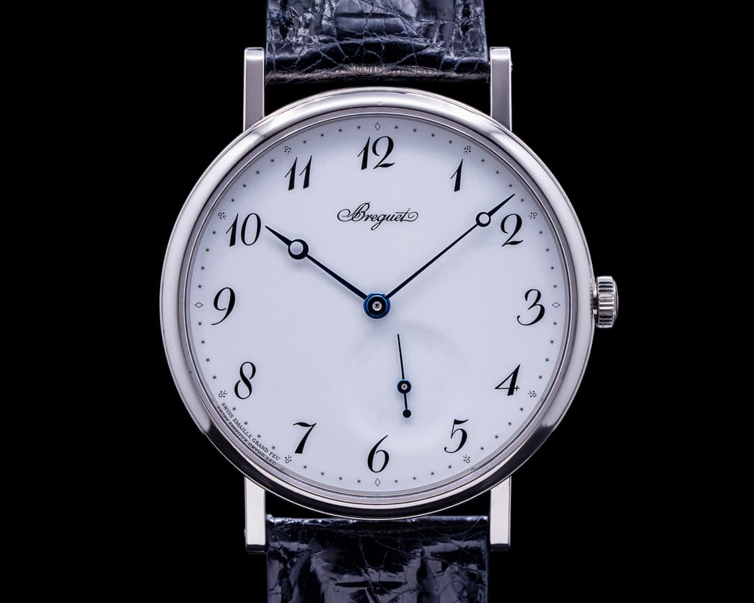 Breguet Classique Automatic Enamel Dial 18K White Gold 