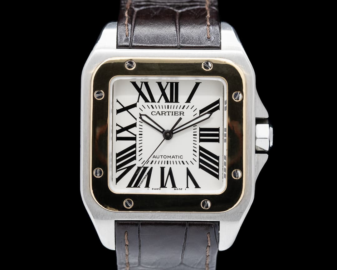 Cartier Santos 100 SS / 18K Yellow Gold