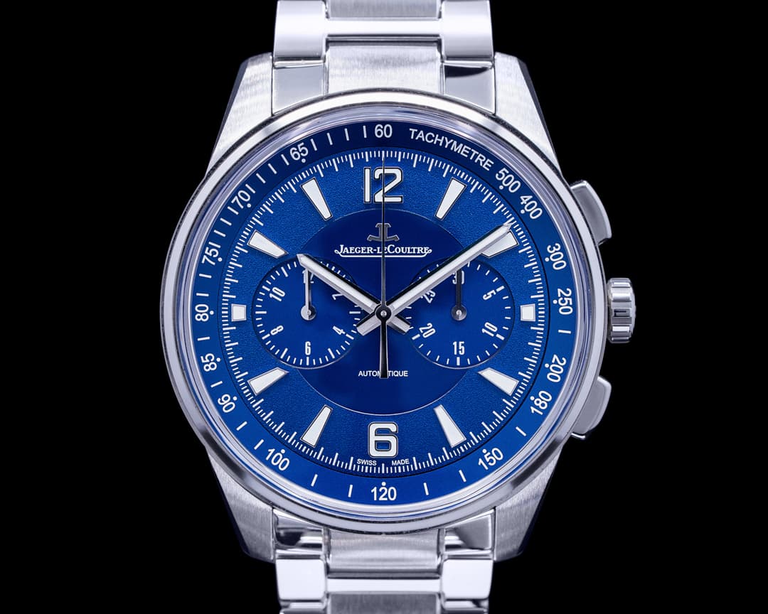 Jaeger LeCoultre Polaris Chronograph SS Blue Dial