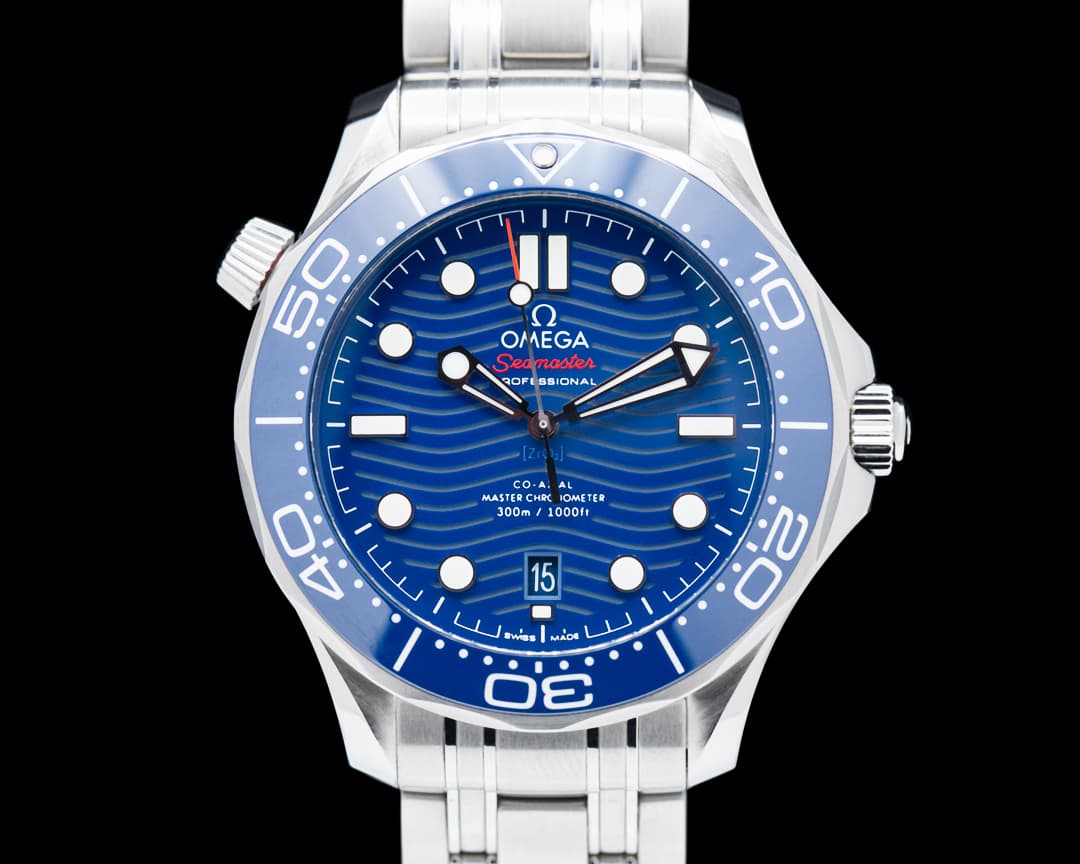 Omega Seamaster Diver 300M SS Blue Dial 42MM 