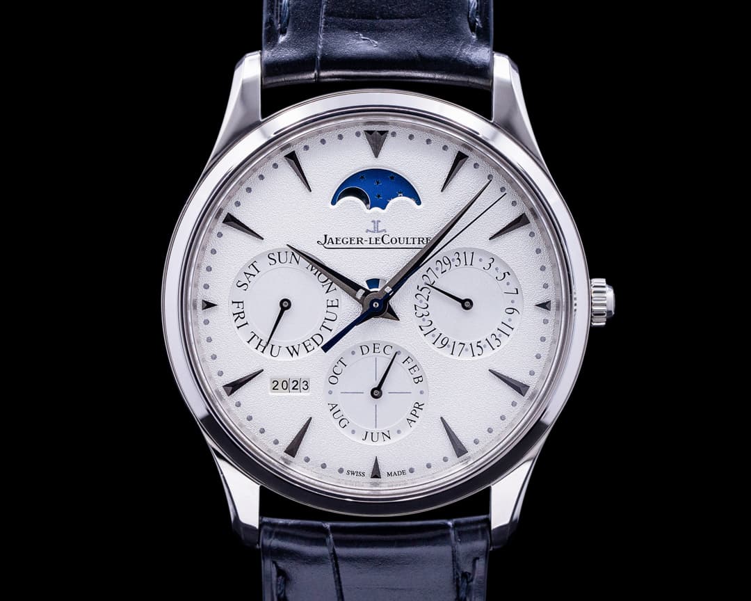Jaeger LeCoultre Master Ultra Thin Perpetual Calendar 18k White Gold