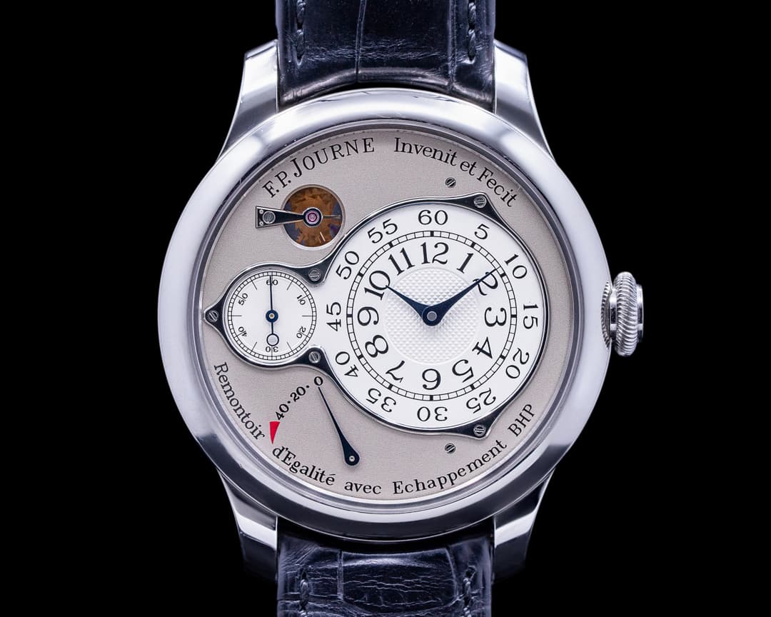 F. P. Journe Chronometre Optimum Platinum Silver Dial  42MM