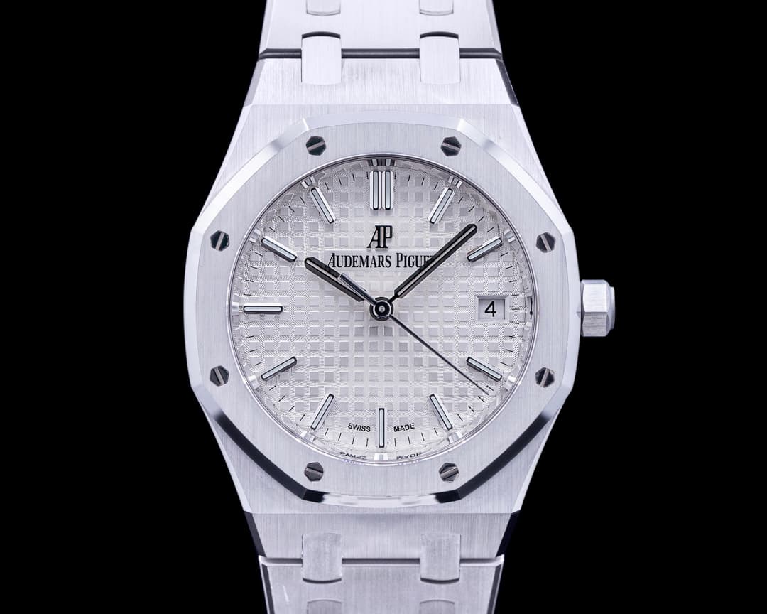 Audemars Piguet Royal Oak 77350ST White Dial SS 34MM 