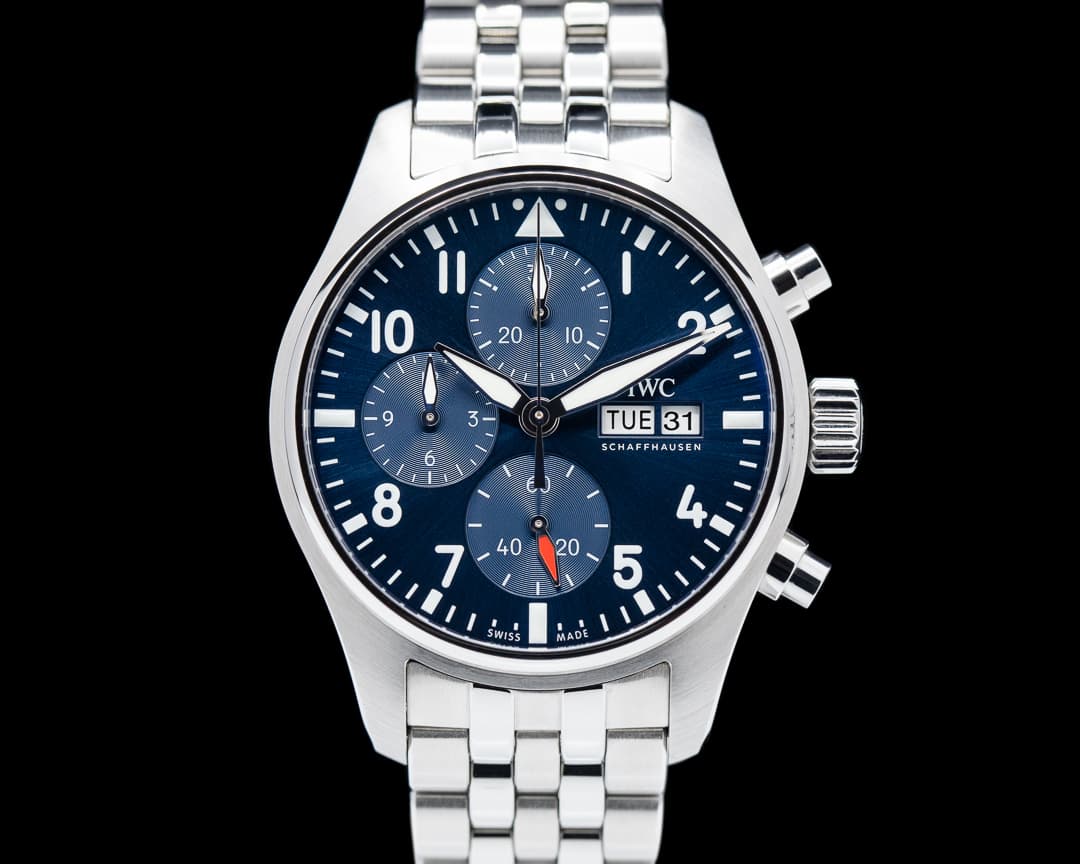 IWC Pilot's Watch Chronograph 41mm SS Blue dial 2021