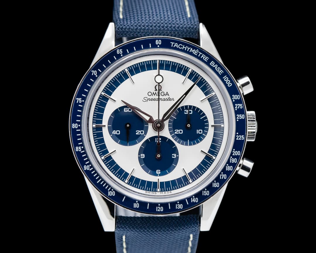 Omega Speedmaster CK 2998 Silver / Blue Dial LIMITED