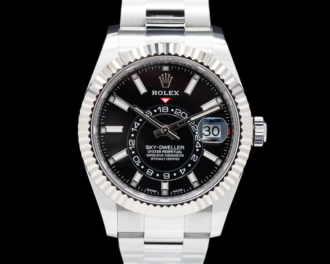 Rolex Sky Dweller 326934 Steel Black Dial
