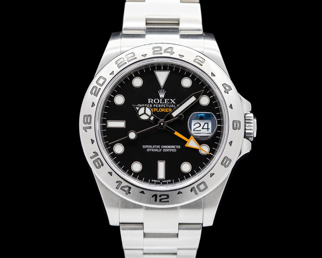 Rolex Explorer II Black Dial SS