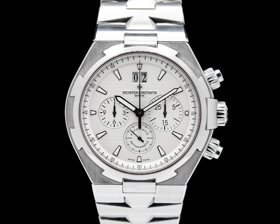 Vacheron Constantin Overseas Chronograph White Dial SS