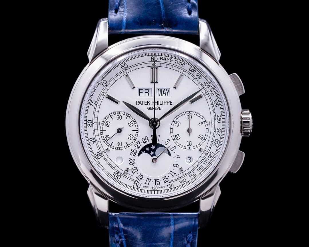 Patek Philippe Perpetual Calendar Chronograph 5270G "No Chin" White Dial FULL SET 