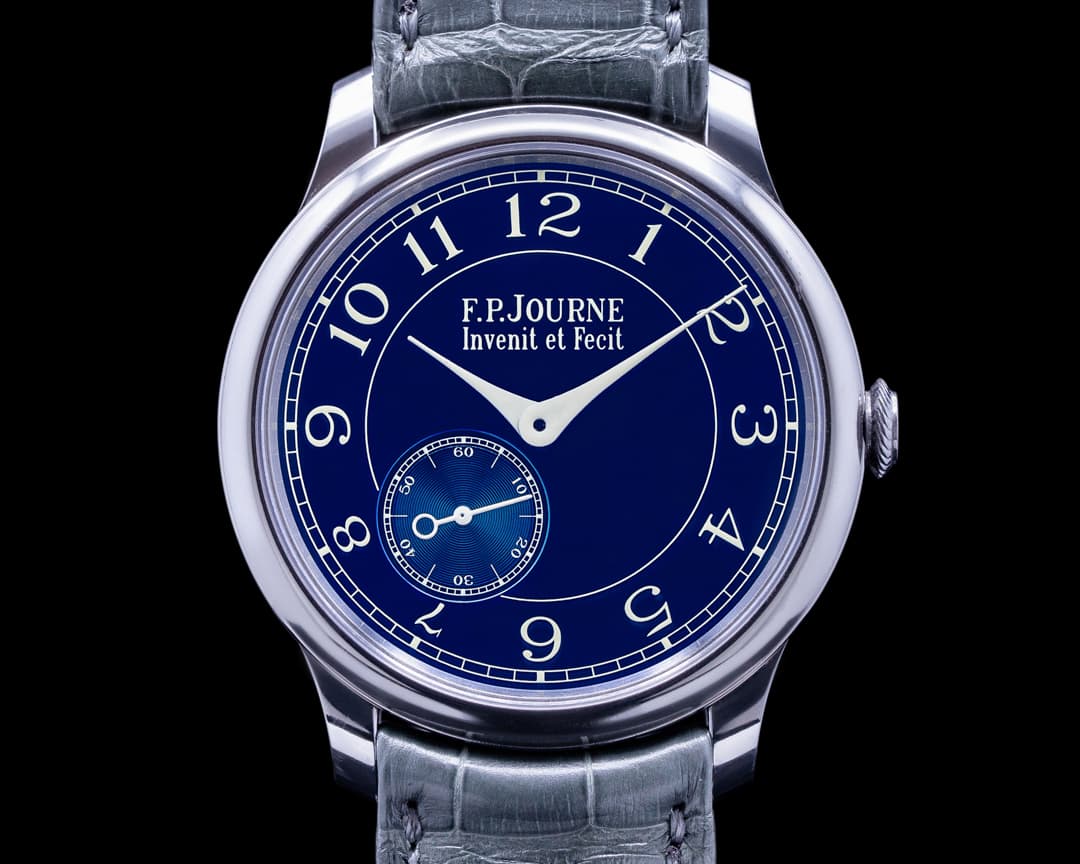F. P. Journe Chronometre Bleu Tantalum Blue Dial