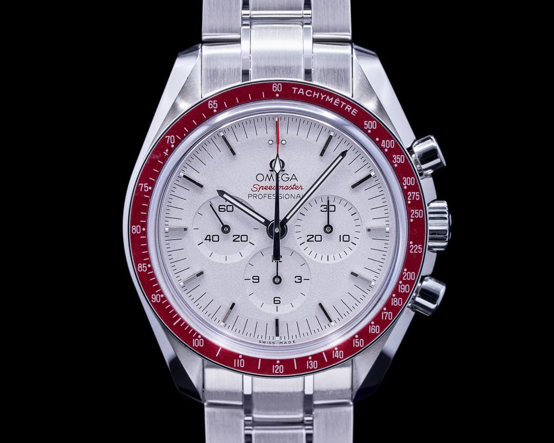 Omega Speedmaster Professional "Tokyo 2020" Limited Edition Red Bezel