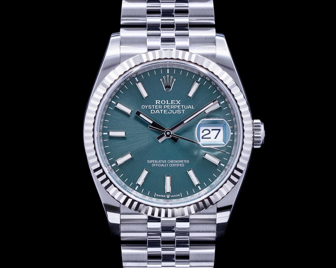 Rolex Datejust Mint Stick Dial / Jubilee Bracelet 2022 