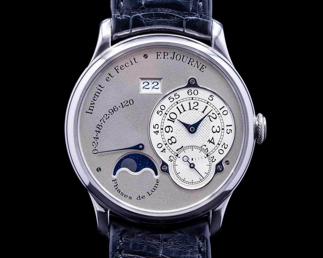 F. P. Journe Octa Lune Automatic Platinum / Grey Dial 38MM