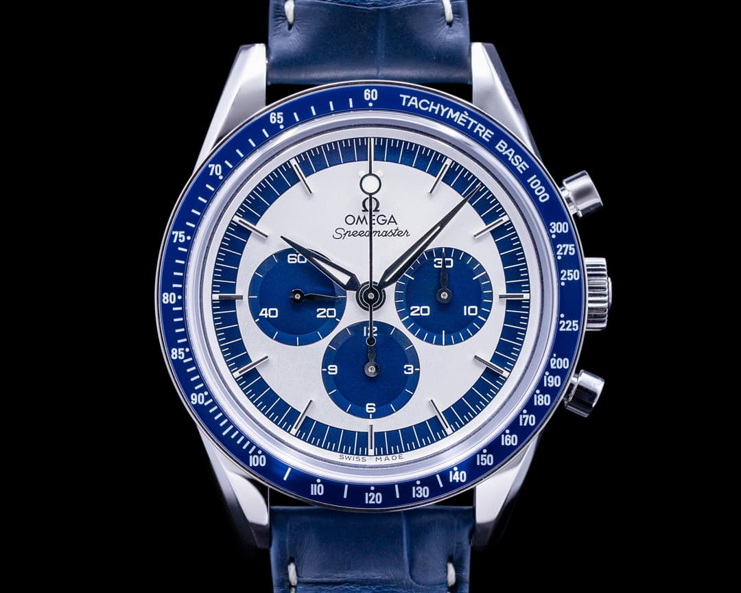 Omega Speedmaster CK 2998 Silver / Blue Dial LIMITED UNWORN