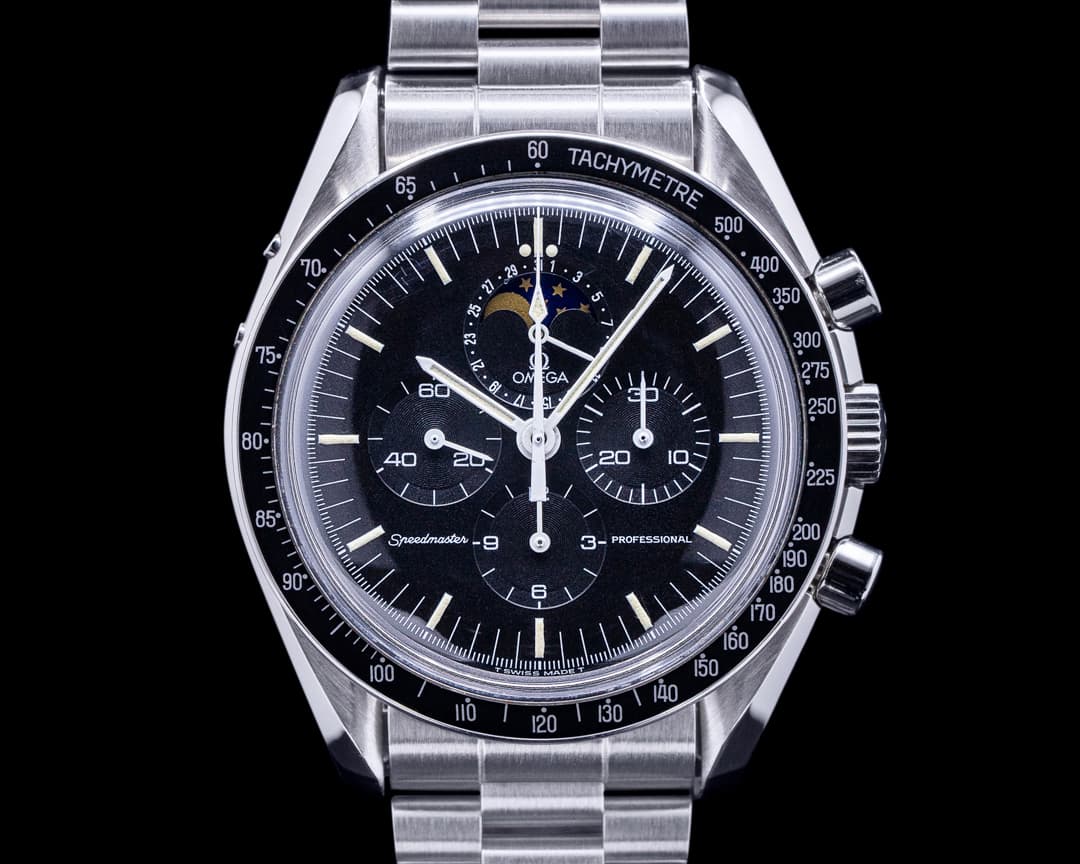 Omega Speedmaster Professional 345.0809 "Speedymoon" Moonphase BOX AND PAPERS