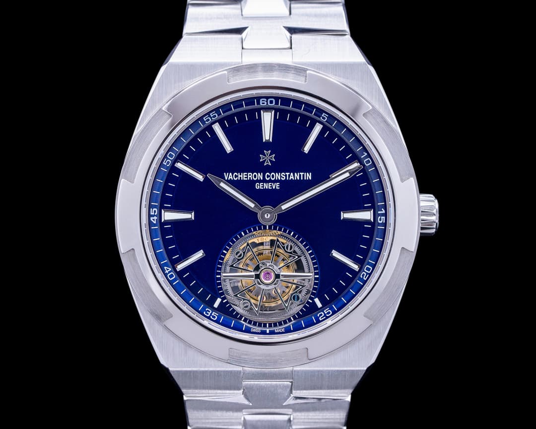 Vacheron Constantin Overseas 6000V/110A Tourbillon SS Blue Dial