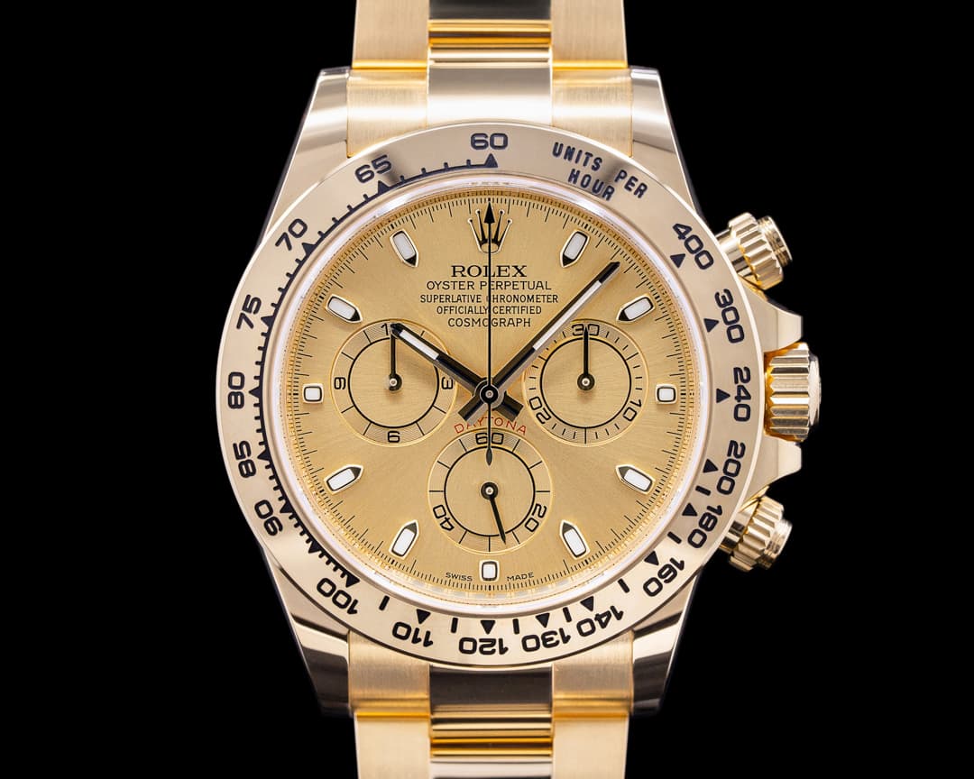 Rolex Daytona 116508 18k Yellow Gold/Bracelet Champagne/Champagne Dial