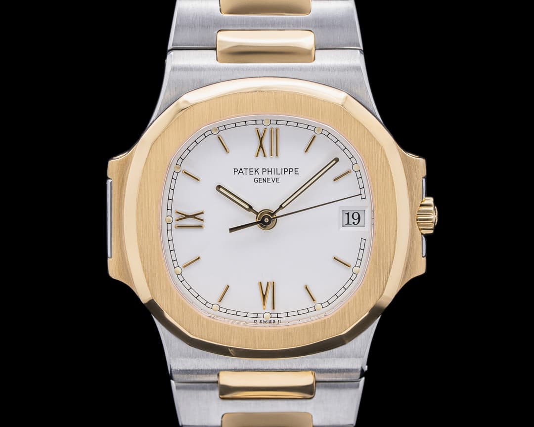 Patek Philippe Nautilus 18K YG / SS White Dial Automatic