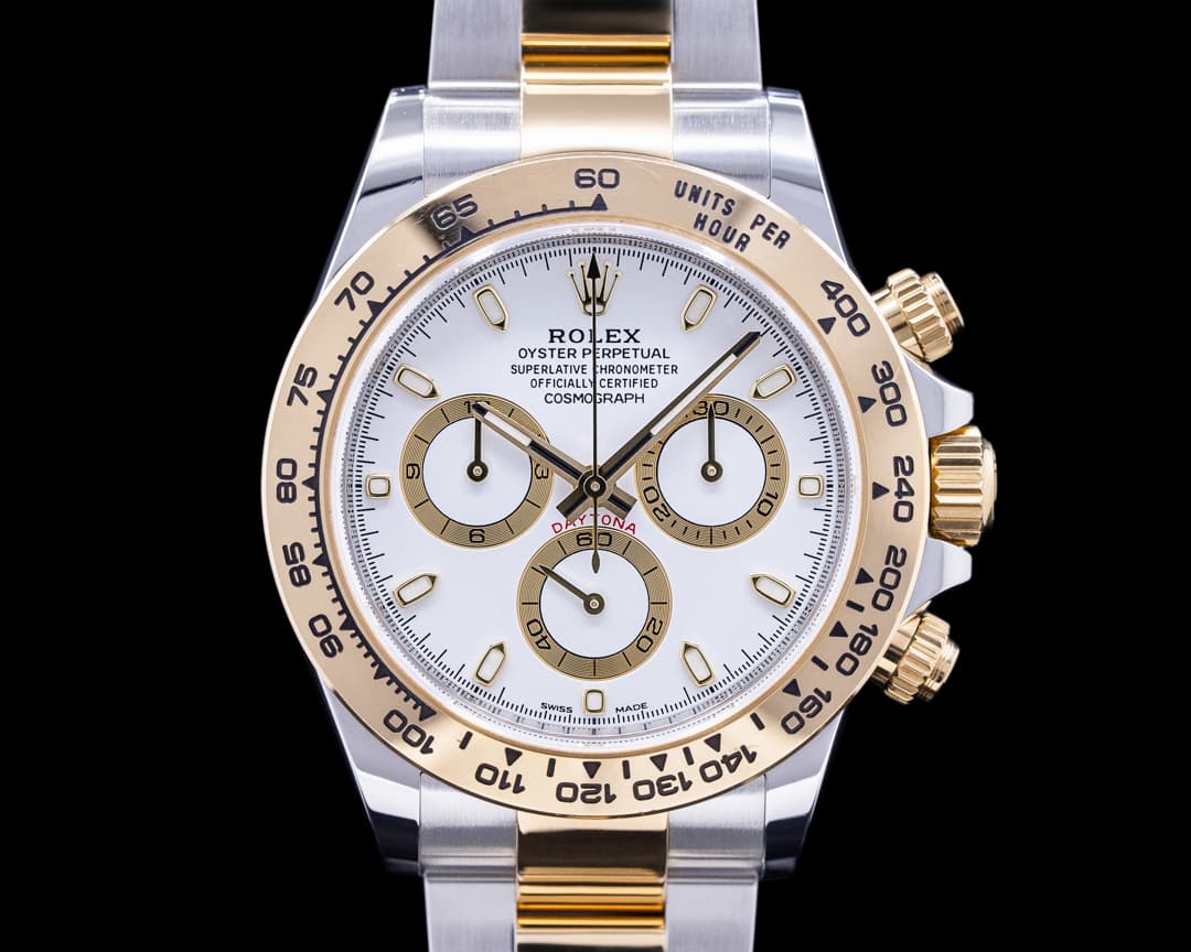 Rolex Daytona White Dial 18K Yellow Gold/SS 2019