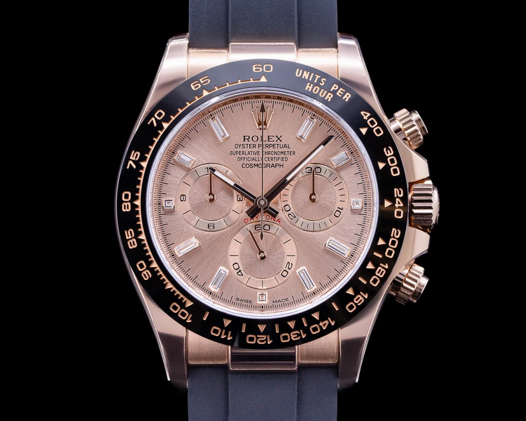 Rolex Cosmograph Daytona 116515LN Ceramic 18K Everose Gold / Sundust Diamond