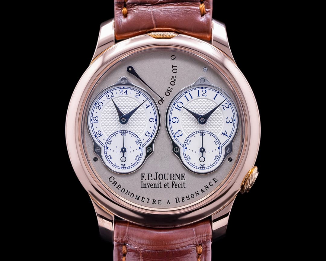 F. P. Journe Chronometre Resonance 20th Anniversary Rose Gold Grey Dial RARE