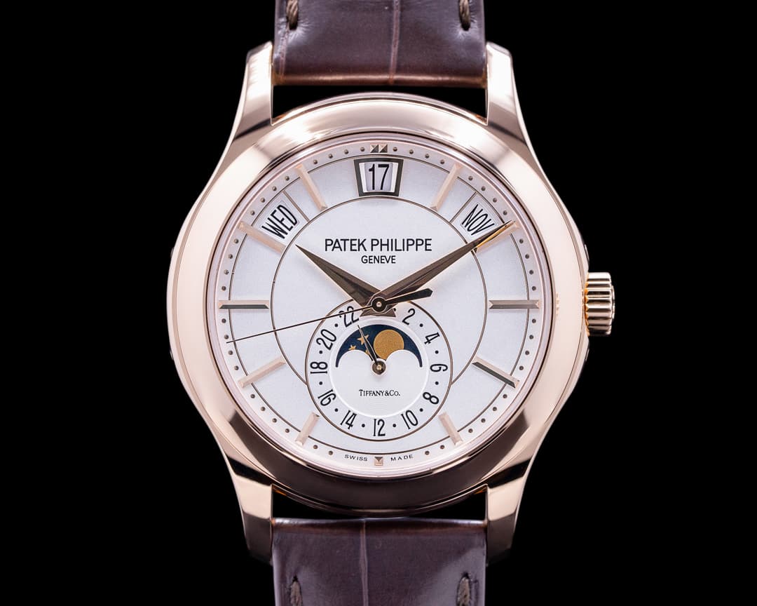 Patek Philippe Annual Calendar 5205R Silver Dial 18K Rose Gold TIFFANY 2021