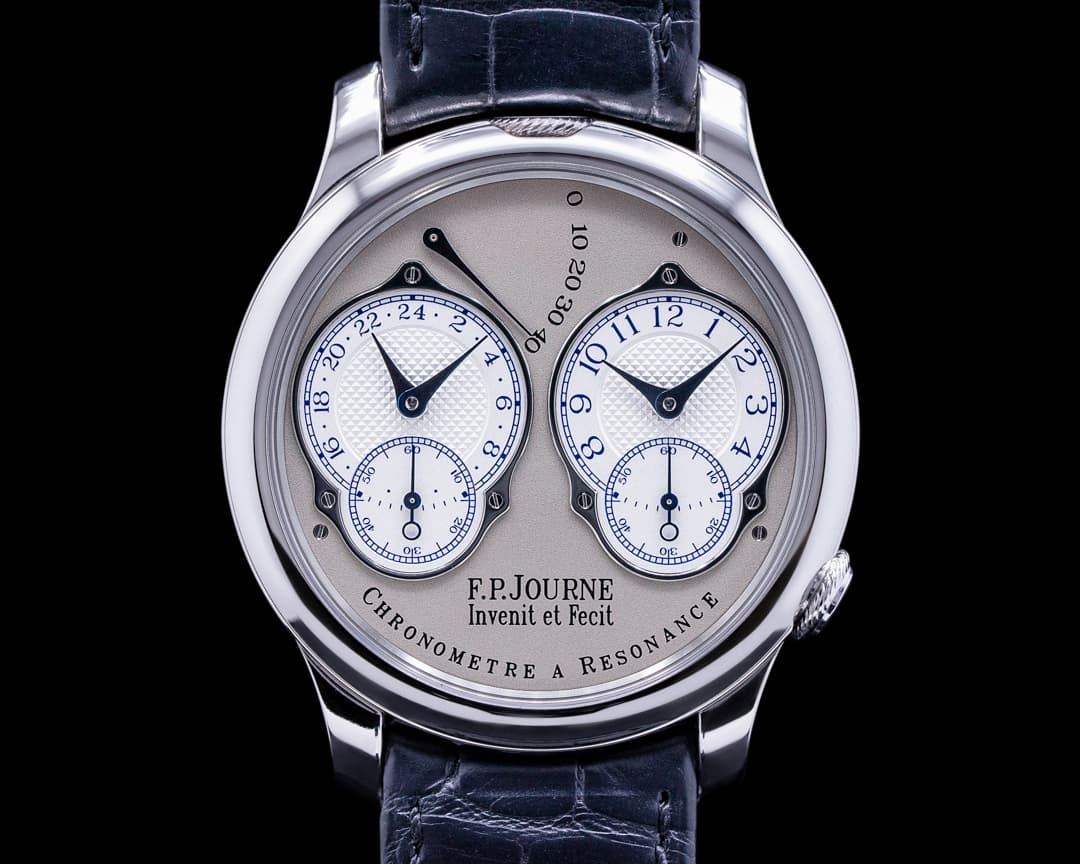 F. P. Journe Chronometre Resonance Platinum Silver Dial 40MM FINAL EDITION 