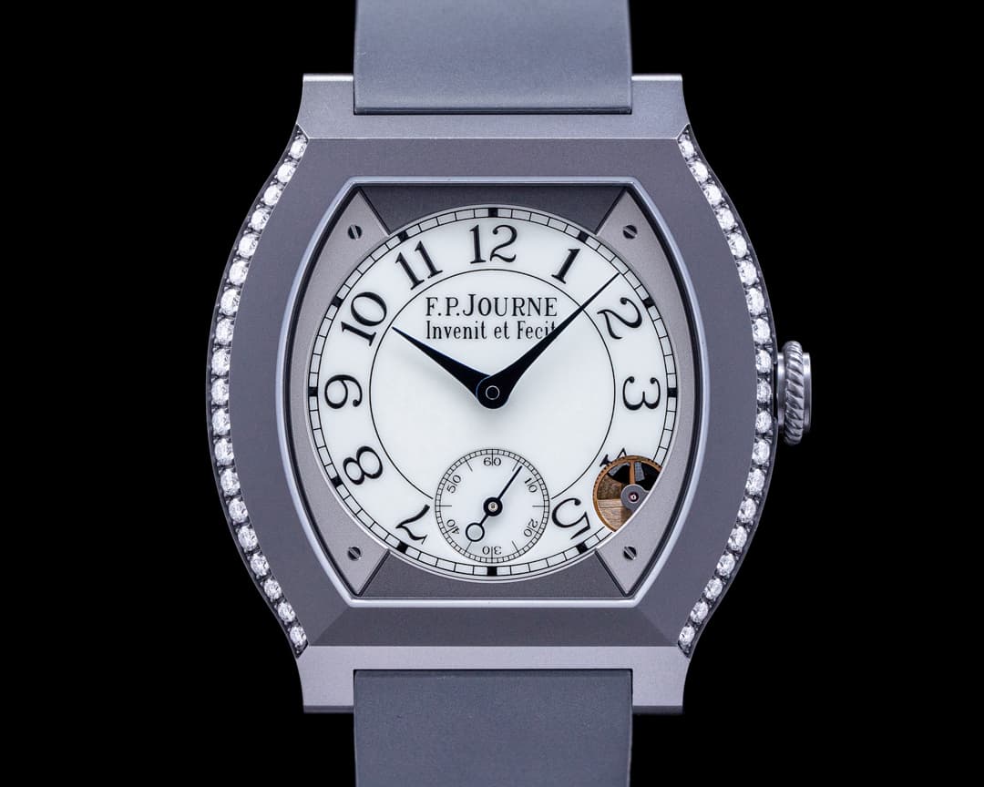 F. P. Journe Elegante Ladies Quartz Diamonds Titalyt / Rubber