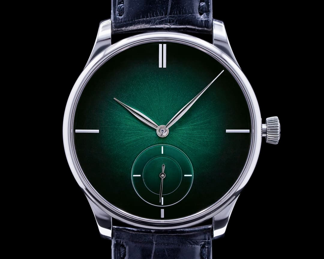 H. Moser and Cie. Venturer Small Seconds XL SS Green Dial