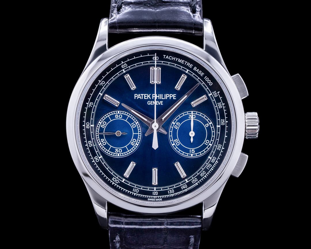 Patek Philippe Chronograph Platinum 5170P Blue Diamond Dial