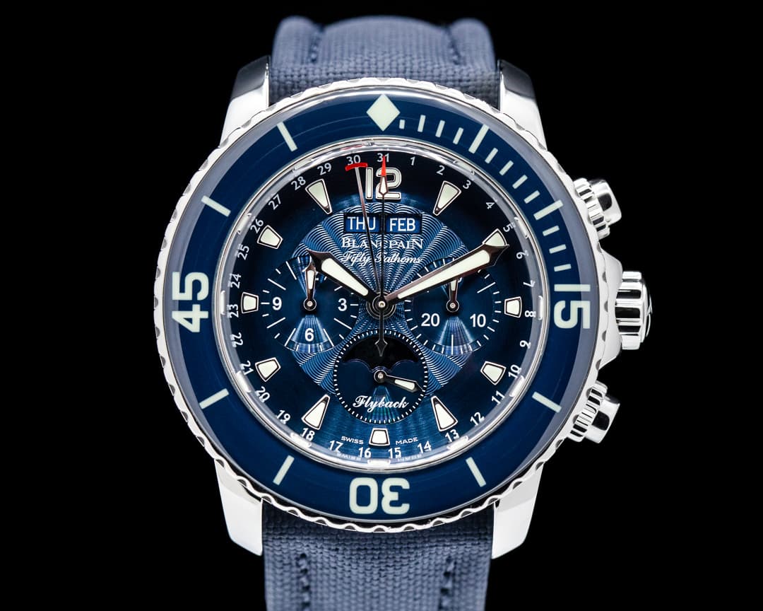 Blancpain Fifty Fathoms Complete Calendar Flyback SS / Blue Dial