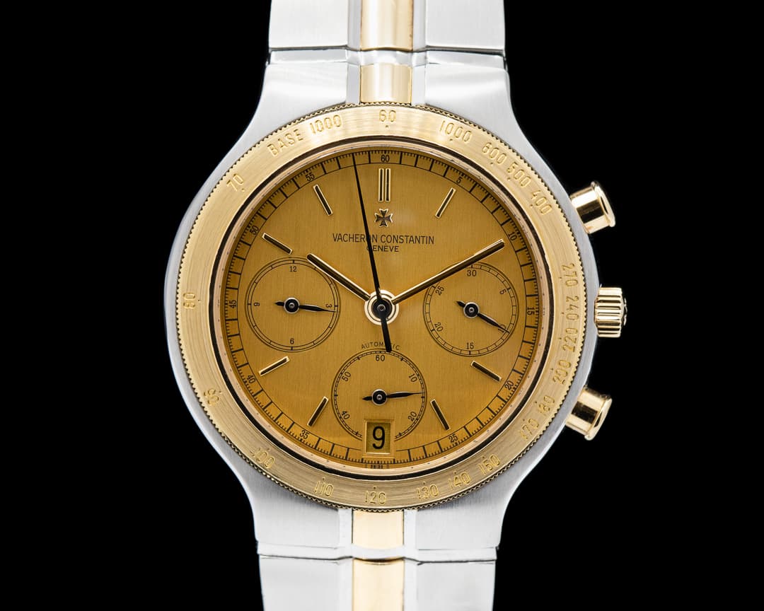 Vacheron Constantin Phidias Automatic 49001 Chronograph 18k/SS ORIGINAL PAPERS Circa 1992
