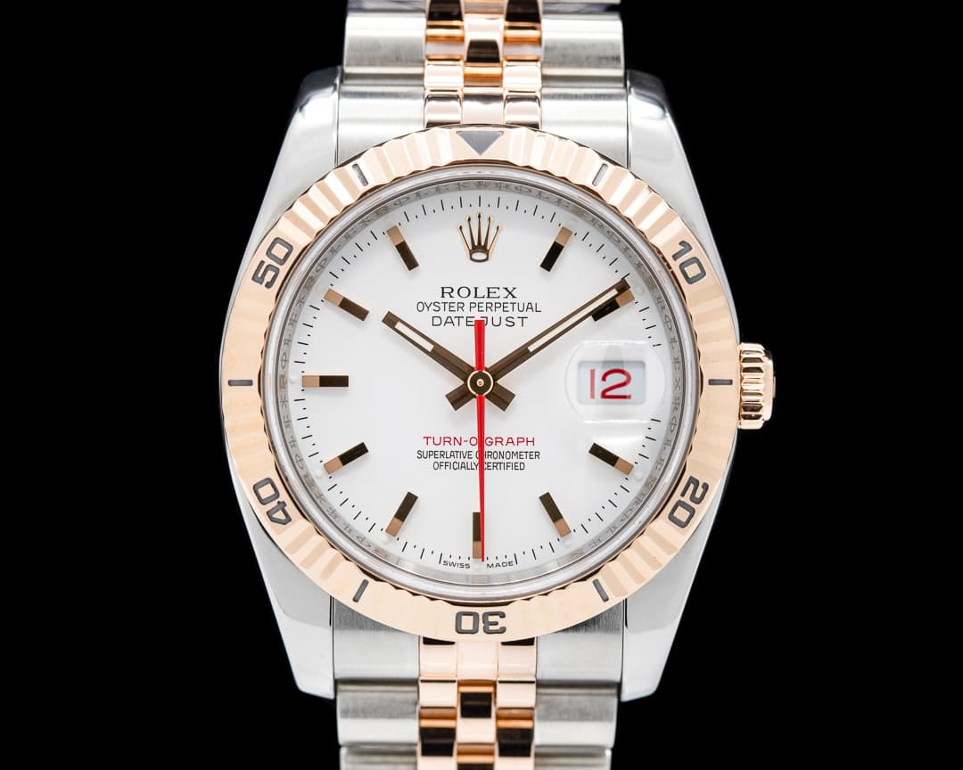 Rolex Datejust Turn-O-Graph 18k rose gold/steel