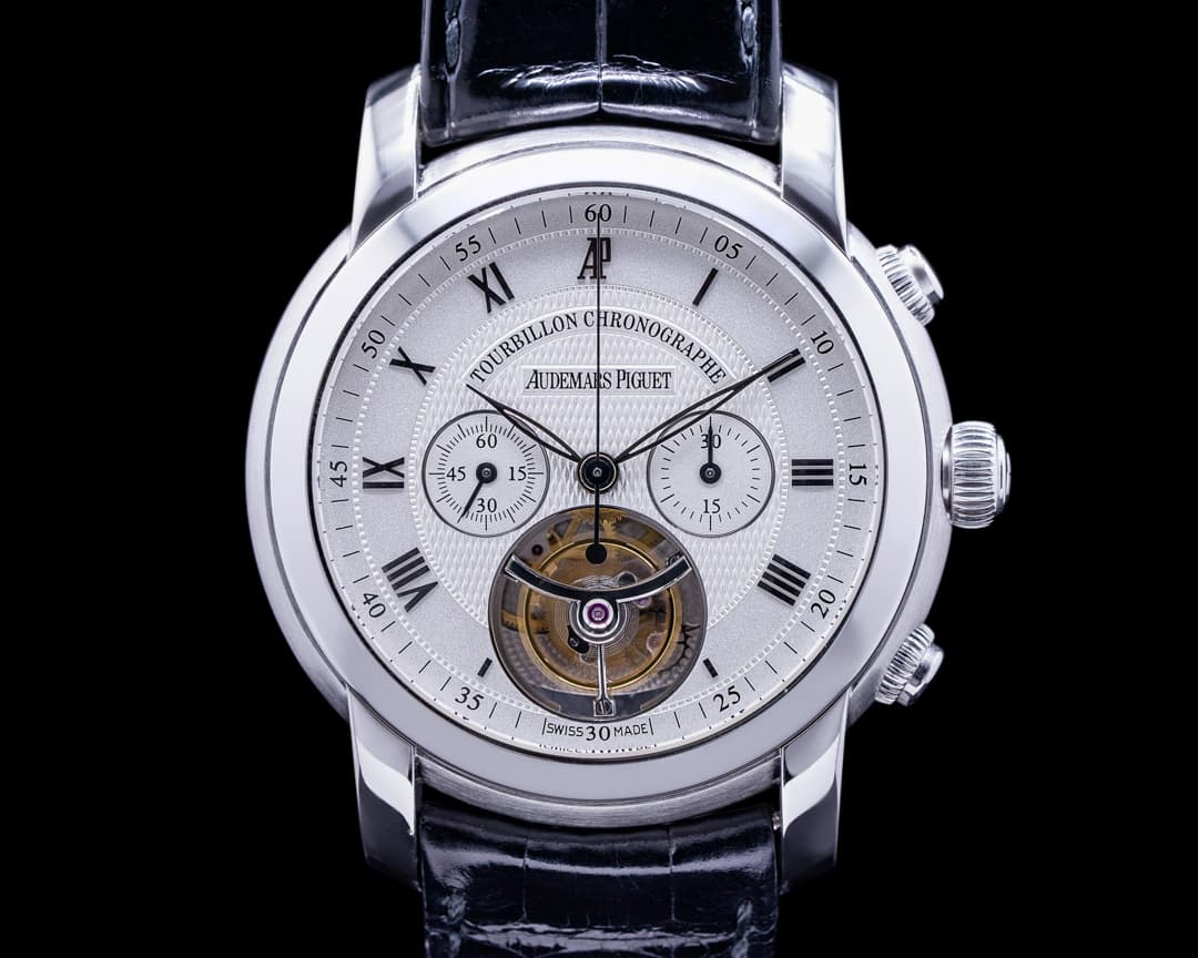 Audemars Piguet Jules Audemars Tourbillon Chronograph 18k White Gold 