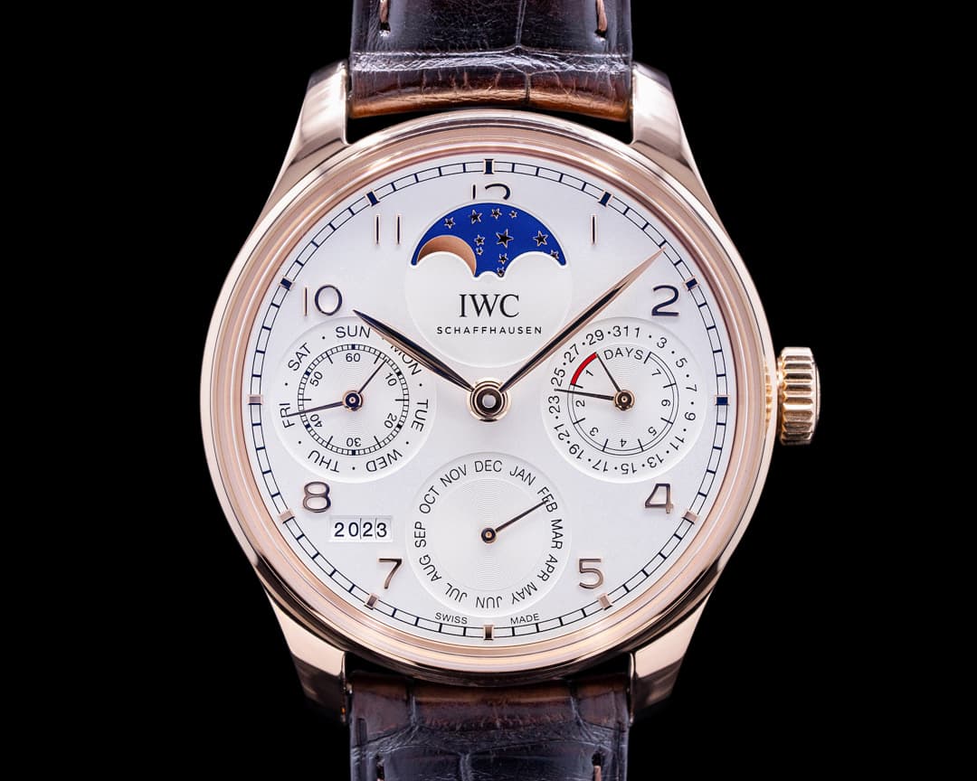 IWC Portuguese Perpetual Calendar 18K Rose Gold 