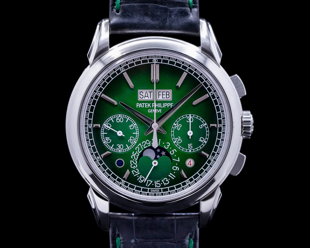Patek Philippe 5270P Perpetual Calendar Chronograph Platinum GREEN 2022