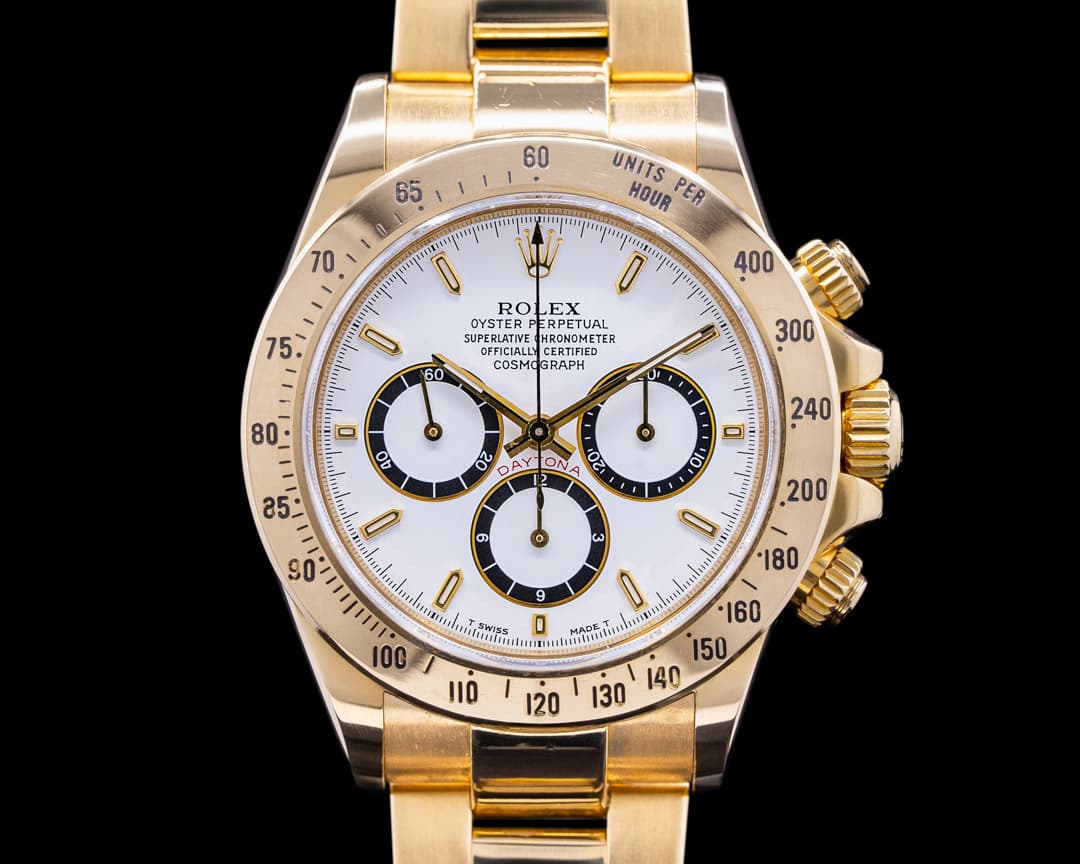 Rolex Daytona Zenith white Dial 18K / Bracelet 1993