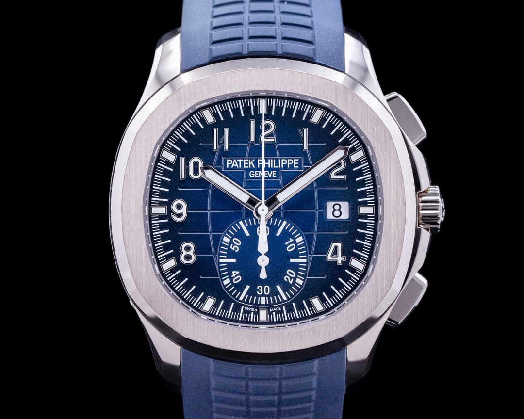 Patek Philippe 5968G Aquanaut Chronograph White Gold Blue Dial Chronograph UNWORN 2022