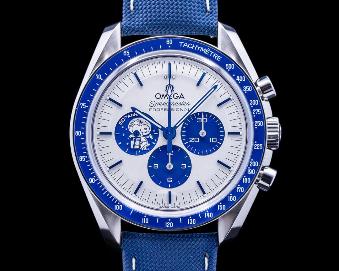 Omega Speedmaster Silver Snoopy Award 50th Anniversary