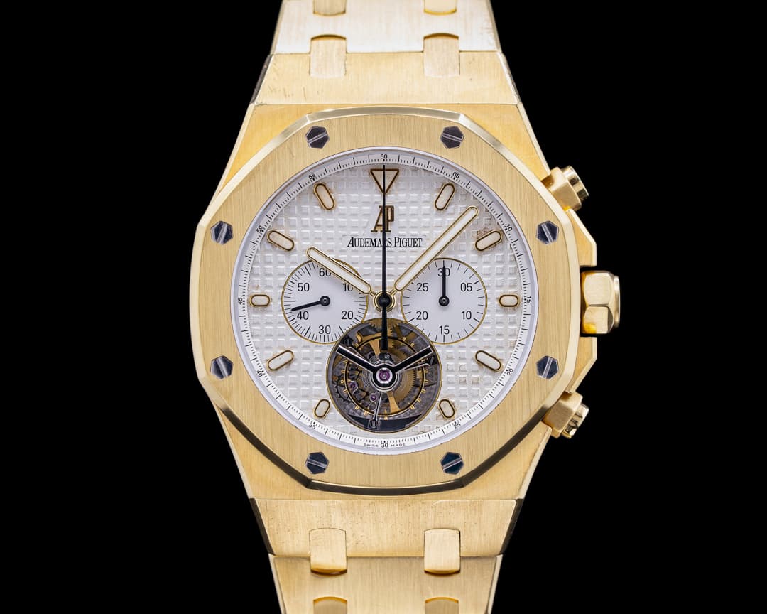 Audemars Piguet Royal Oak 25977BA Tourbillon Chronograph 18k Yellow Gold 