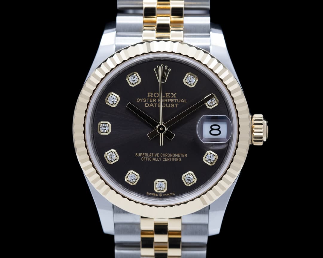 Rolex Datejust 31MM SS Diamond Brown Dial 2023